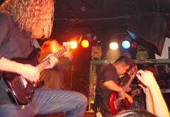Human Abstract ~ Andrew Tapley, Nathan Ells & Henry Selva , tags: The Human Abstract, Anaheim, California, United States, Chain Reaction - The Human Abstract / Oh, Sleeper / Iwrestledabearonce / Vanna / Division Divide on Apr 30, 2009 [192-small]