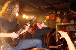 Human Abstract ~ Andrew Tapley, Henry Selva, Nathan Ells & Dean Herrera, tags: The Human Abstract, Anaheim, California, United States, Chain Reaction - The Human Abstract / Oh, Sleeper / Iwrestledabearonce / Vanna / Division Divide on Apr 30, 2009 [194-small]