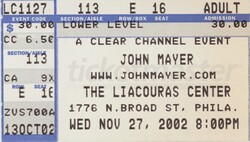 John Mayer / Maroon 5 on Nov 27, 2002 [429-small]