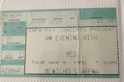 YES on May 9, 1991 [813-small]