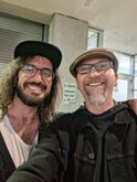 With Courtney Barnett's bassist Bones (left), Courtney Barnett / Truman Sinclair on May 8, 2026 [733-small]