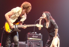 Nico Vega ~ Rich Koehler & Aja Volkman, tags: Nico Vega, Los Angeles, California, United States, Club Nokia - Shiny Toy Guns / The Ringers / Nico Vega / Electrocute / War Tapes on May 9, 2009 [363-small]