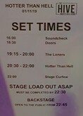 Hotter Than Hell / The Loners on Nov 1, 2019 [876-small]