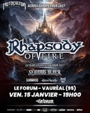 Rhapsody of Fire / Serious Black / SUBMASQ / Aeon Gods / Rock Out on Jan 15, 2027 [949-small]