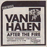 Van Halen / After the Fire on Sep 15, 1982 [673-small]