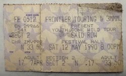 tags: Ticket - Skid Row / D'Mont on May 12, 1990 [545-small]