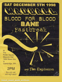 Madball / Blood For Blood / Bane / Fastbreak / The Explosion on Dec 5, 1998 [366-small]