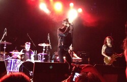 Ours ~ Dennis Zimmer, Jimmy Gnecco, April Bauer & ‘Static’ Vinnie Sgro, tags: Ours, Los Angeles, California, United States, The Fonda Theatre - Peter Murphy / Ours on Jul 26, 2013 [997-small]