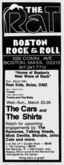 The Cars / The Shirts on Mar 23, 1977 [651-small]