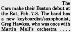 The Cars on Feb 8, 1977 [871-small]