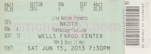 New Kids On The Block / 98 Degrees / Boyz II Men / NKOTB on Jun 15, 2013 [860-small]