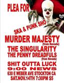 Muder Majesty / The Singularity / 9:00 News / The Penny Dreadfuls / Shit Outta Luck on Nov 14, 2009 [806-small]