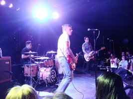 Sharp Shock ~ Chris "Floss" Erickson, Davey Warsop & Dan Smith, tags: Sharp/Shock, West Hollywood, California, United States, The Roxy Theatre - DREAMCAR / Sharp/Shock on Apr 12, 2017 [344-small]