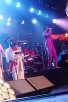 Dreamcar ~ Singers Njaka & Dessy Di Lauro, Adrian Young & Davey Havok , tags: DREAMCAR, West Hollywood, California, United States, The Roxy Theatre - DREAMCAR / Sharp/Shock on Apr 12, 2017 [358-small]