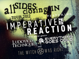 Tour Poster, tags: The Witch Was Right, The Ludovico Technique, Everything Goes Cold, Imperative Reaction, Los Angeles, California, United States, Gig Poster, Bar Sinister - Imperative Reaction / Everything Goes Cold / The Ludovico Technique / The Witch Was Right on Oct 6, 2012 [802-small]