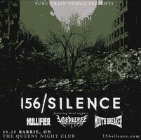 156/Silence / NULLIFIER. / Vile Decree / Mouth Breaker on Aug 20, 2026 [921-small]