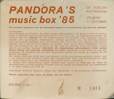 Pandora's Musicbox Festival 1985 on Oct 11, 1985 [708-small]