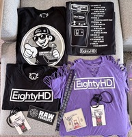 The merch we bought before & at the concert. Webby said he really liked my shirt customization. We had our Meet & Greet badges & CD signed by Chris Webby & Token., tags: Chris Webby, Sacramento, California, United States, Ticket, Merch, Gear, Ace of Spades - Chris Webby / Token / K-Ottic on Apr 29, 2026 [331-small]