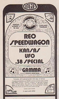 REO Speedwagon / Kansas / Ronnie Montrose / Gamma / UFO / .38 Special on Aug 2, 1981 [950-small]