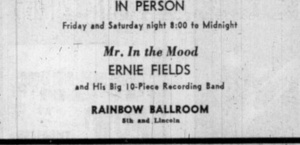 Ernie Fiels and His Big 10 Piece Band on Jun 24, 1960 [806-small]