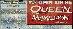 QUEEN / MARILLION on Jun 21, 1986 [508-small]