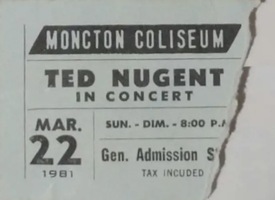 TED NUGENT / TORONTO on Mar 22, 1981 [640-small]