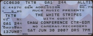 THE WHITE STRIPES / DAN SARTAIN on Jun 30, 2007 [867-small]