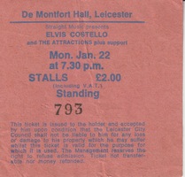 Elvis Costello & the Attractions / Richard Hell & The Voidoids / John Cooper Clarke on Jan 22, 1979 [135-small]