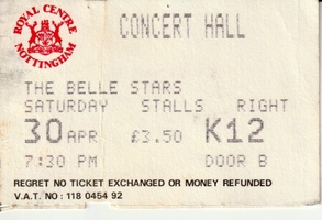 The Belle Stars on Apr 30, 1983 [208-small]