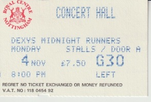 Dexys Midnight Runners on Nov 4, 1985 [215-small]