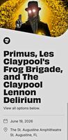 Primus / The Claypool Lennon Delirium / Les Claypool's Fearless Flying Frog Brigade on Jun 19, 2026 [962-small]