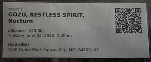 Gozu / Restless Spirit on Jun 2, 2026 [271-small]
