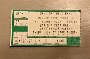 Dave Matthews Band  / Dionne Farris on Jul 27, 1995 [014-small]
