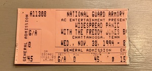 Widespread Panic on Nov 30, 1994 [142-small]