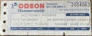 Toto on Oct 9, 1990 [317-small]