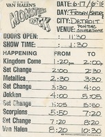 Van Halen / Scorpions / Dokken / Metallica / Kindgom Come / Great White on Jun 18, 1988 [715-small]