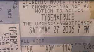 Tysen / Truce / The Urgency / AbbotFinney on May 27, 2006 [721-small]
