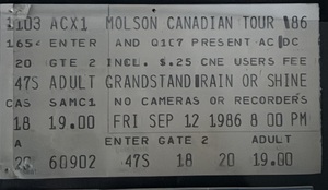 AC/DC / Loudness on Sep 12, 1986 [003-small]