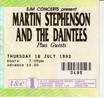 Martin Stephenson & The Daintees on Jul 16, 1992 [157-small]
