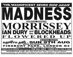 Madness / Ian Dury and the Blockheads / Flowered Up / Morrissey on Aug 9, 1992 [163-small]
