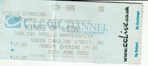 Kings Of Leon on Jun 20, 2005 [355-small]