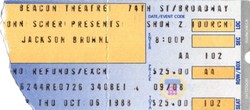 Jackson Browne / Danny O'Keefe on Oct 6, 1988 [117-small]