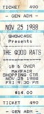 The Good Rats on Nov 25, 1988 [118-small]