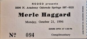 Merle Haggard on Oct 21, 1996 [222-small]
