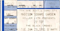 ZZ Top / The Black Crowes on Jan 29, 1991 [127-small]