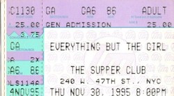 Everything But The Girl / Mark Eitzel on Nov 30, 1995 [162-small]