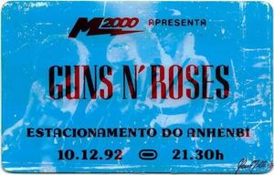 Guns N' Roses / Rosa Tattooada on Dec 12, 1992 [684-small]