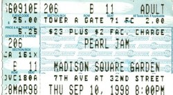 Pearl Jam / Ben Harper & The Innocent Criminals on Sep 10, 1998 [184-small]