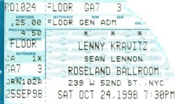 Lenny Kravitz / Sean Lennon on Oct 24, 1998 [185-small]