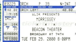 Morrissey / The Sheila Divine on Feb 29, 2000 [194-small]